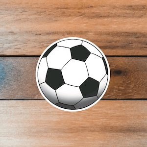 Soccer Ball Sticker, Gift for Ball Player, Sports Decal