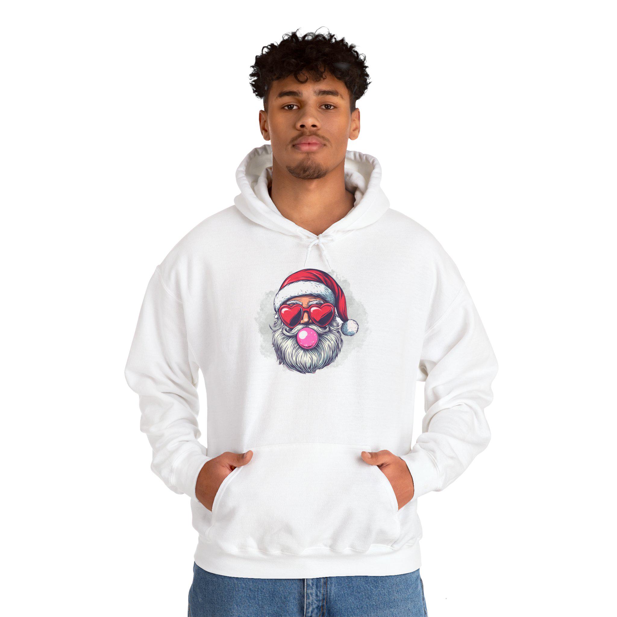 レトロなサンタのバブルガムのデジタルデザイン | Tシャツ、マグカップ