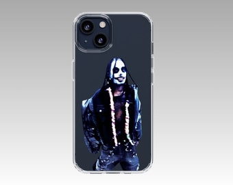 Playboi Carti Joker Face iPhone Case - Hip-Hop Meets Comic Art, Custom Protective Clear Case by Y2KASE