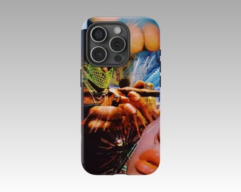 Stoner Vibes Collage iPhone Case - Y2K Inspired, Chill Aesthetic, Custom Protective Clear Case by Y2KASE