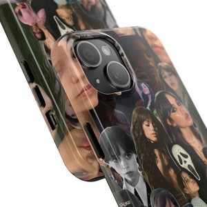 Jenna Ortega Collage Phone Case for iPhone & Samsung, Iconic Celebrity