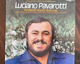 Luciano Pavarotti - The World's Favorite Tenor Arias LP - 1975 - London/Decca OS26384