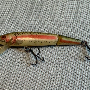 Rebel Floater Minnow 3.5” Floating Crankbait — Natural Rainbow Trout Pattern