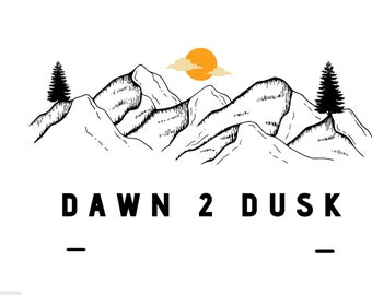 Dawn to Dusk digital graphics, Ramadan T-Shirts, fasting graphics