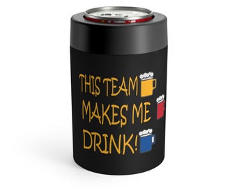 Steelers Can Holder: Stainless Steel Tailgating Cooler
