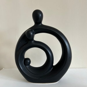 Mid-Century Family Circle Sculpture 1980s