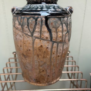 Drip Glaze Ceramic Vase American Studio Pottery