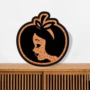 Snow White Cork Pin Board: Shaped Princess Pin Display