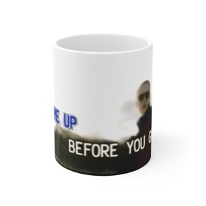 Wham Wake Me Up Before You Go Go Retro Karaoke Mug - Vintage Wham! George Michael Funny Gift for Singer, Music Lover 1980s Coffee Tea Cup