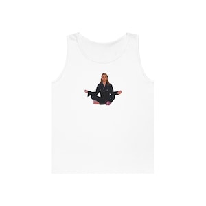 Britney Spears Meditate 1999 Unisex Tank Baby Tee - Y2K, Vintage 2000&#39;s Tumblr Meditation 90&#39;s preppy aesthetic gym workout school crop