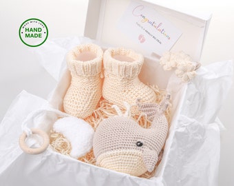 Baby shower cadeaumand Geslachtsneutraal cadeau Baby shower cadeau meisje Baby shower cadeau jongen Nieuwe moeder als cadeau Eerste keer moeder Zwangerschapsmand