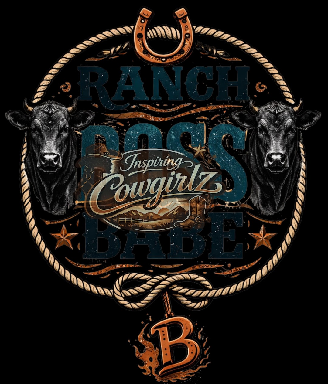 Boss Ranch Ranch Boss Babe SVG | Rustic Cowgirl Shirt Design | Cattle PNG File - Etsy