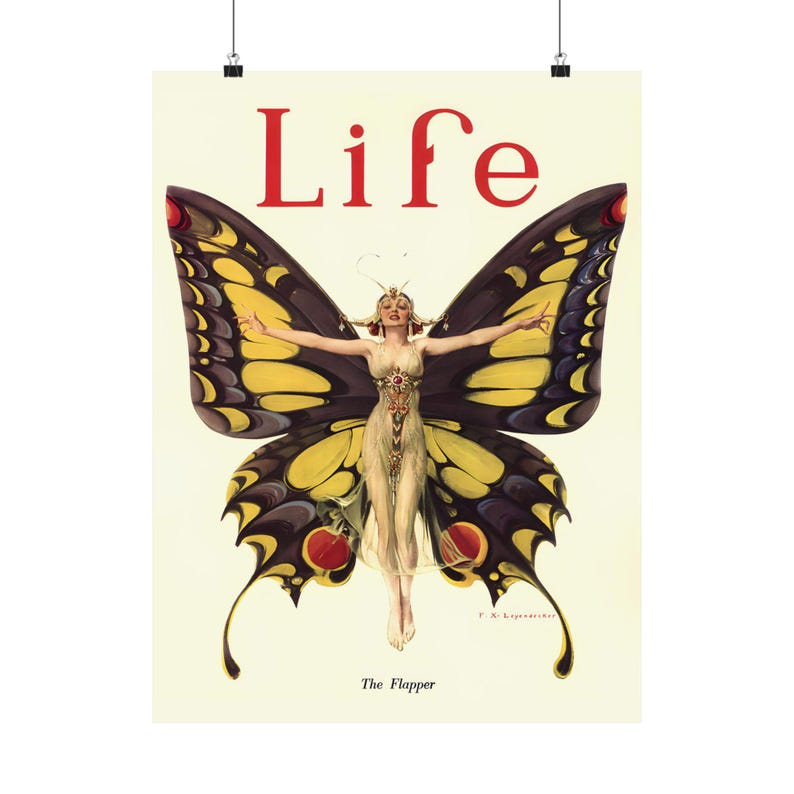 The Flapper Art Deco Poster: 1920s Fashion Print image 4