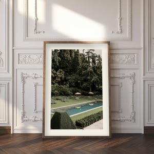 Nachmittag schwimmen alte Geld druckbare Wandkunst, Retro Pool Lifestyle Foto, Instant Download, Wohnzimmer, 16 x 20