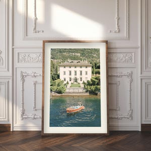 Arte mural imprimible de Casa Amor, foto de lujo de una villa italiana, descarga instantánea, sala de estar, 16 x 20