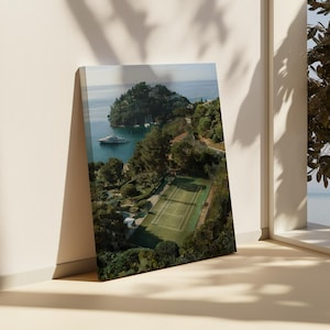 Yacht Club CANVAS Wall Art | Luxurious Home Decor | Old Money Aesthetic Print | Tennis Poster
