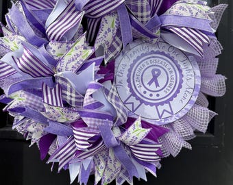 Alzheimer’s Awareness Wreath
