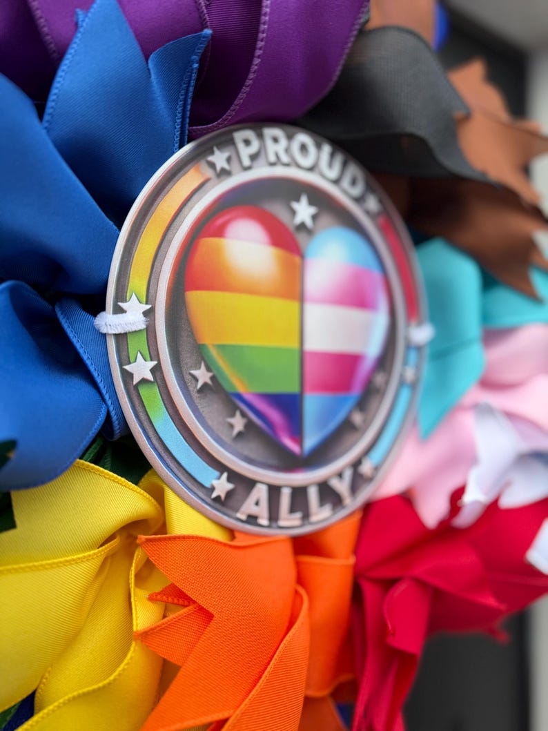 Pride Ally Wreath - Etsy