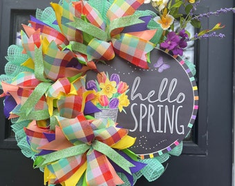 Hello Spring Wreath
