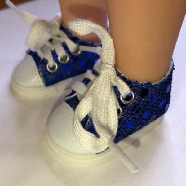 navy blue sequin shoes