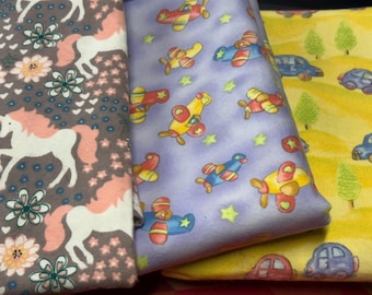 Large Cotton Flannel Receiving Blanket/Swaddling Blanket