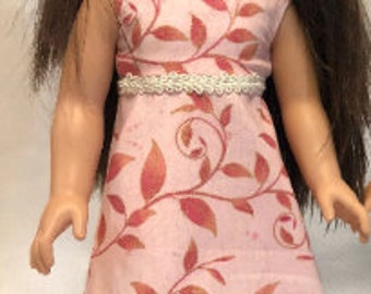 Coral Sundress for 14" play dolls like Wellie Wishers or Heart for Heart - Spring - Easter