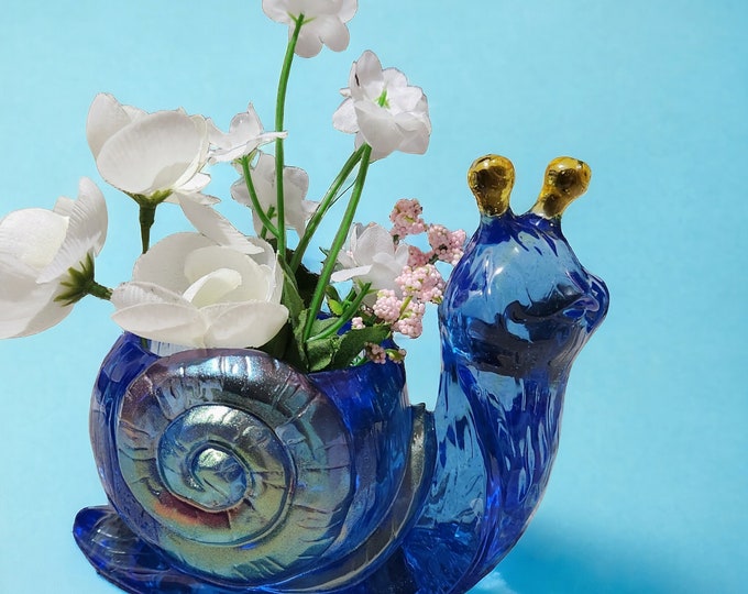 Snail Flower Pot, Snail Candle Holder,  Snail Trinkets Bowl