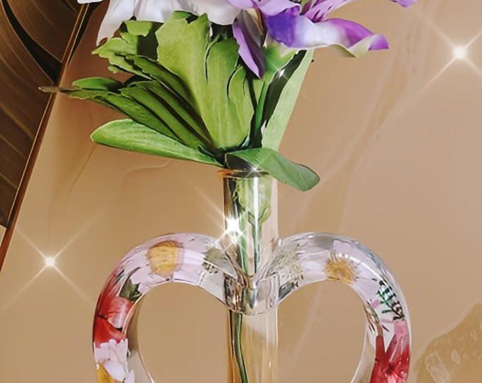 Hydroponic Vase, Plant Propagation Station, Heart Vase, Valentine's Day, Nordic, Scandi Style,  Home Decor, Test Tube Vase, Modern, Bud Vase
