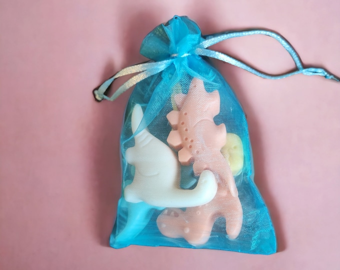 6 Dinosaurs, Handcrafted Soap for Kids