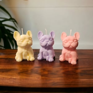 Dog Candle, Bulldog Candle,  Aesthetics Candles ,  Gift ,  Decoration , Housewarming, For Him, For Her, Pet Lovers, Unique gif
