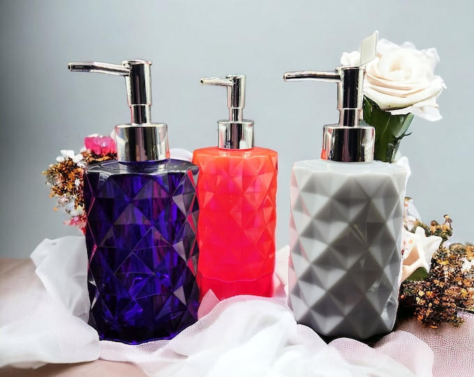 Hand Made Soap Dispenser,  Lotion Dispenser, Soap Dish Dispenser, Home Decor,  Bathroom Decor, Kitchen Decor, Shampoo Conditioner Dispenser