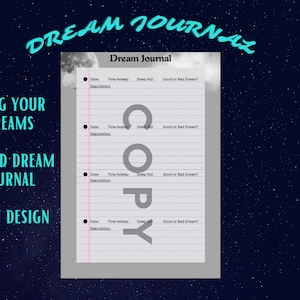 Nightly Dream Journal