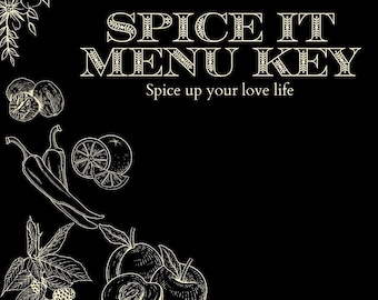 Spice-Its: Fun & Flirty Intimacy Menu for Couples | Digital Download