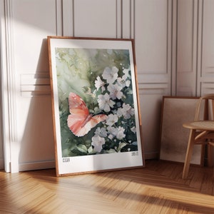 Clean Poster, Printable Wall Art, Digital Download Print at Home, Subtle Swiftie Aesthetic Home Decor, Watercolor Cottagecore Style 1989