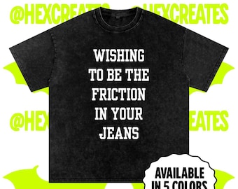 Der Wunsch, die Reibung in Ihrem Jeans Shirt Fall Out Boy inspiriert T-Shirt zu sein
