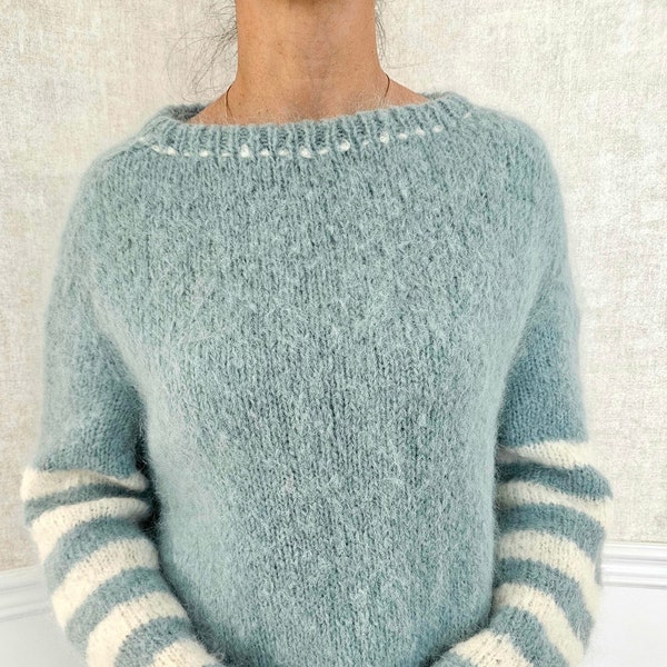 Knitting Pattern / Celeste Sweater / Easy to follow / Detailed Instructions