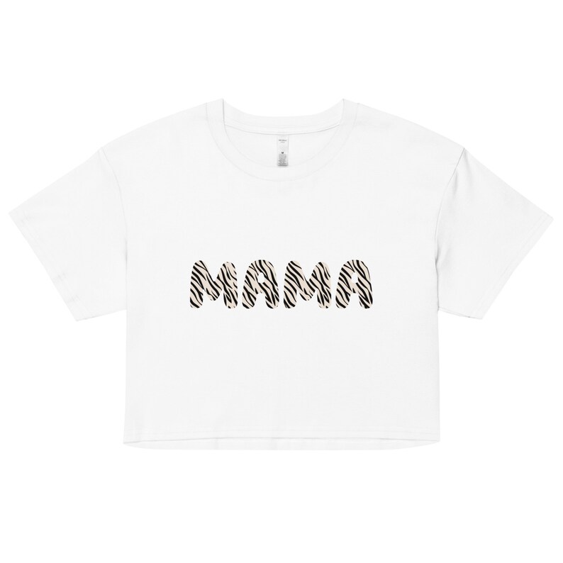 Mama Crop Top in Bambam Print - Etsy