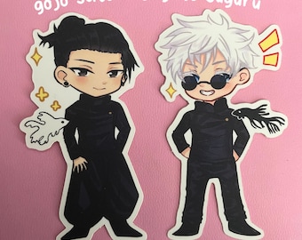 Gojo Satoru & Geto Suguru Sticker - JJK Anime Matte Sticker