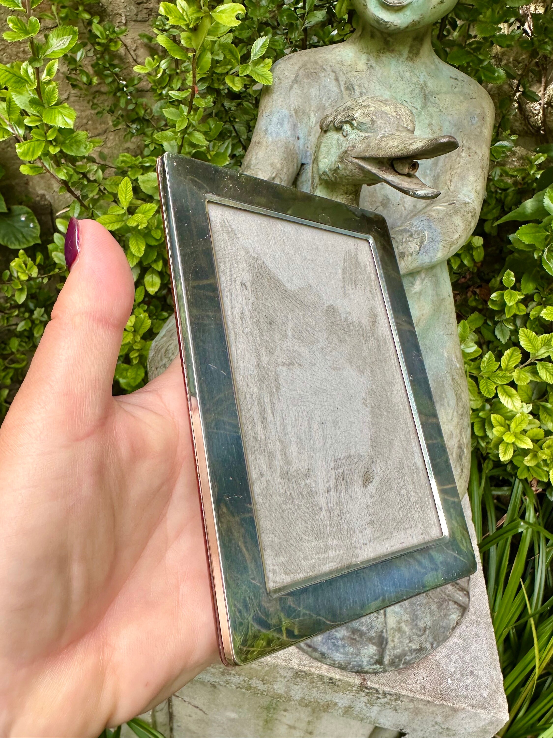 SILVER PLATED BRO PHOTO FRAME main image 1