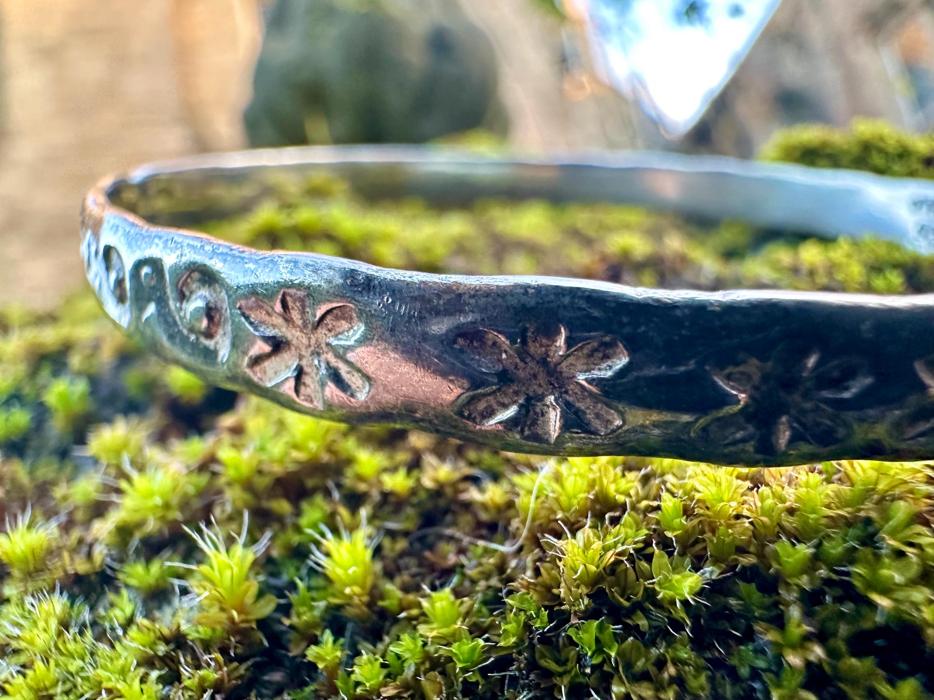 ヴィンテージ タスコ メキシコ シルバーバングル (14.5g) - Etsy