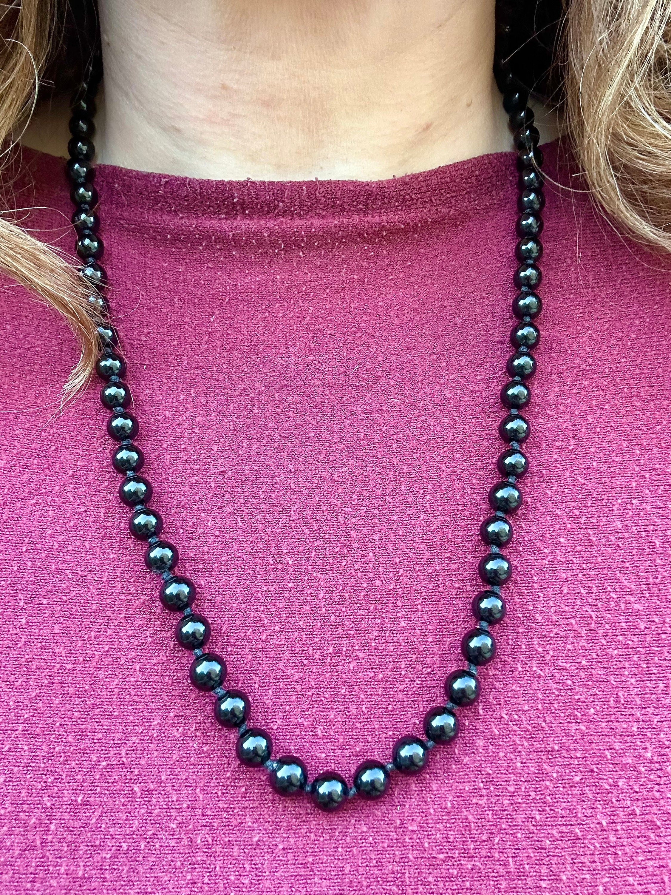 Collana Perline Sfaccettate In Zaffiro Esaltato Colore Blu – 1094 Carati – Gioiello Jaipur