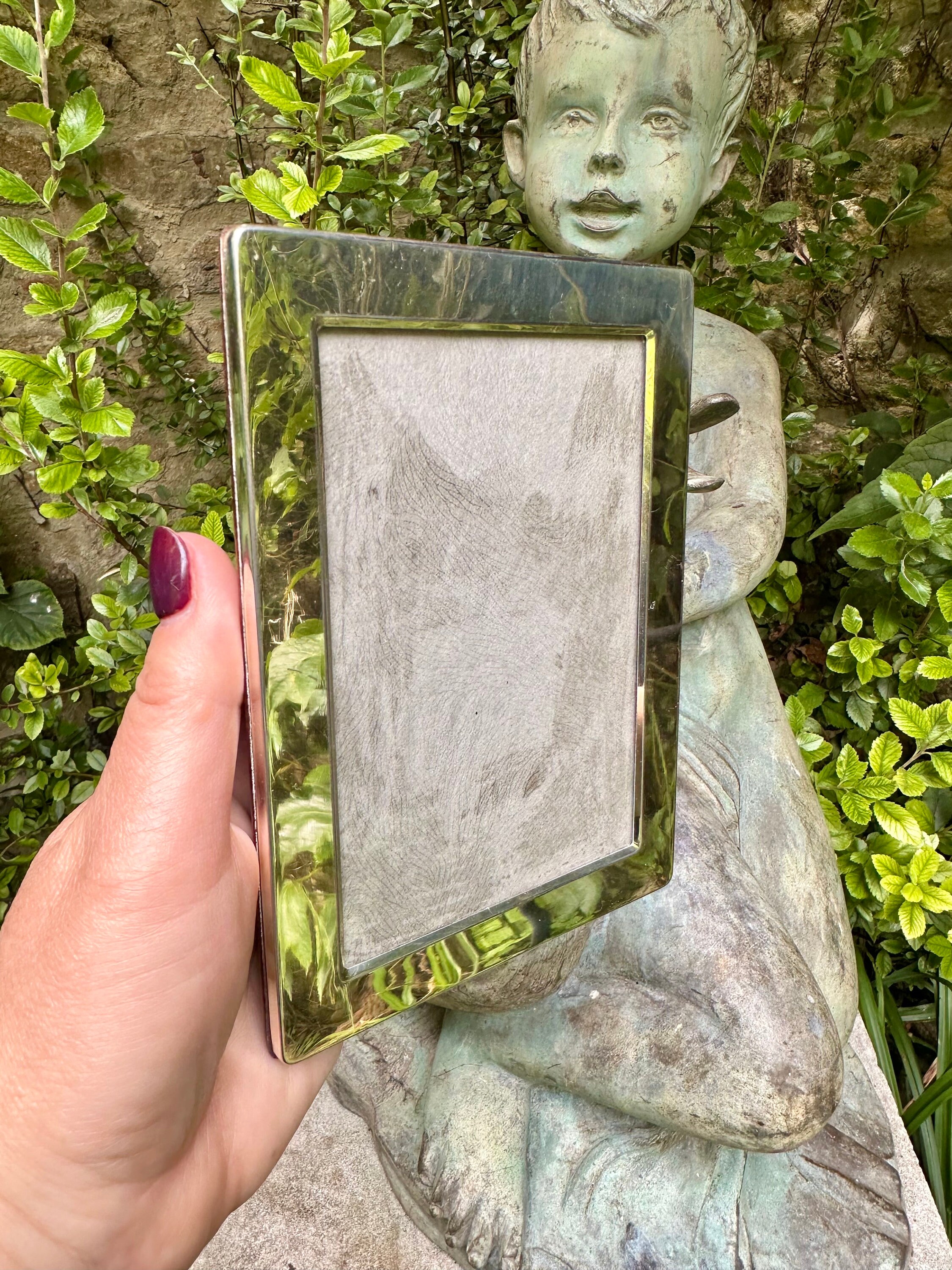 SILVER PLATED BRO PHOTO FRAME
