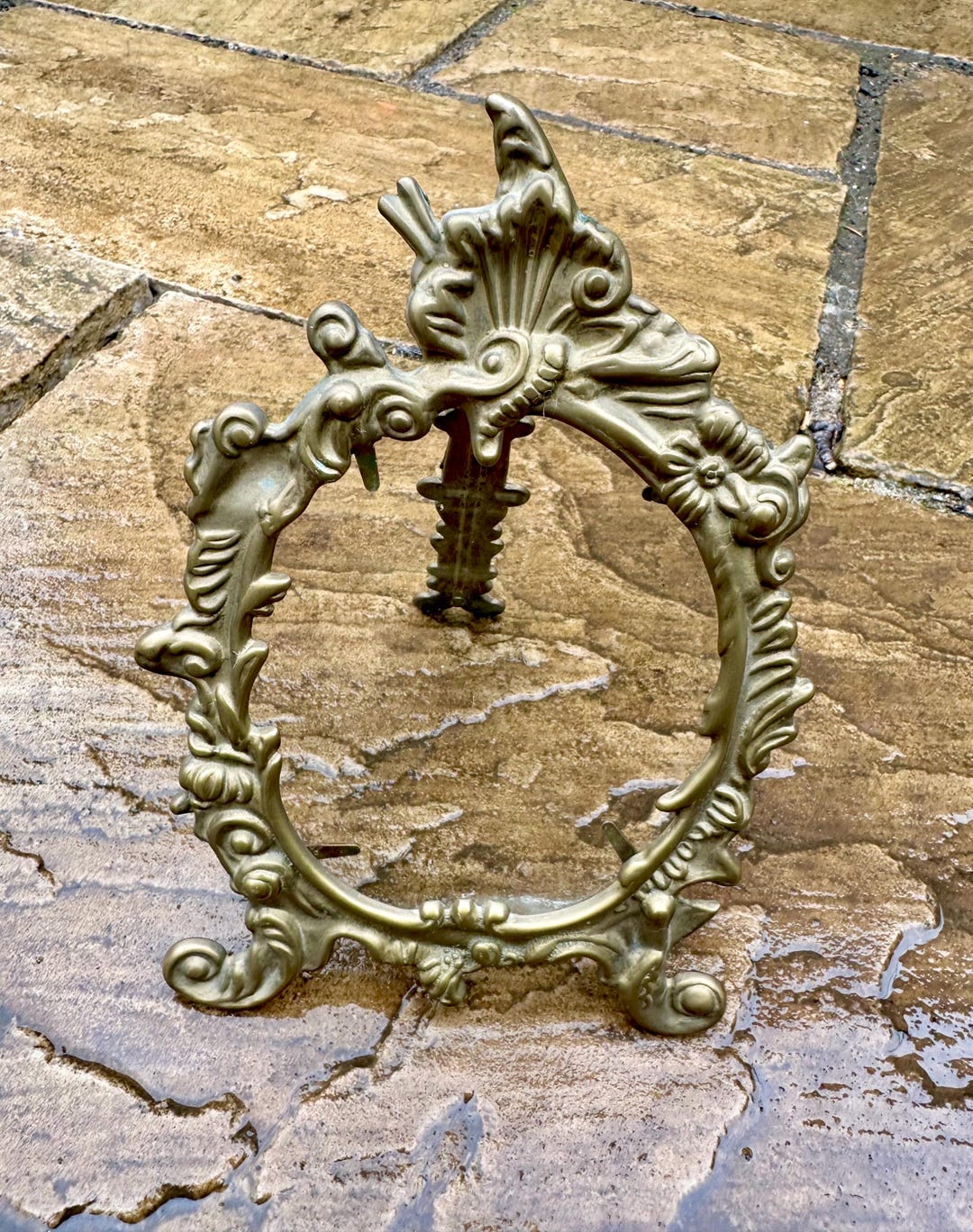 Vintage Rococo Frame Large Vintage Rococo Style Ornate Brass Photo Frame - Etsy