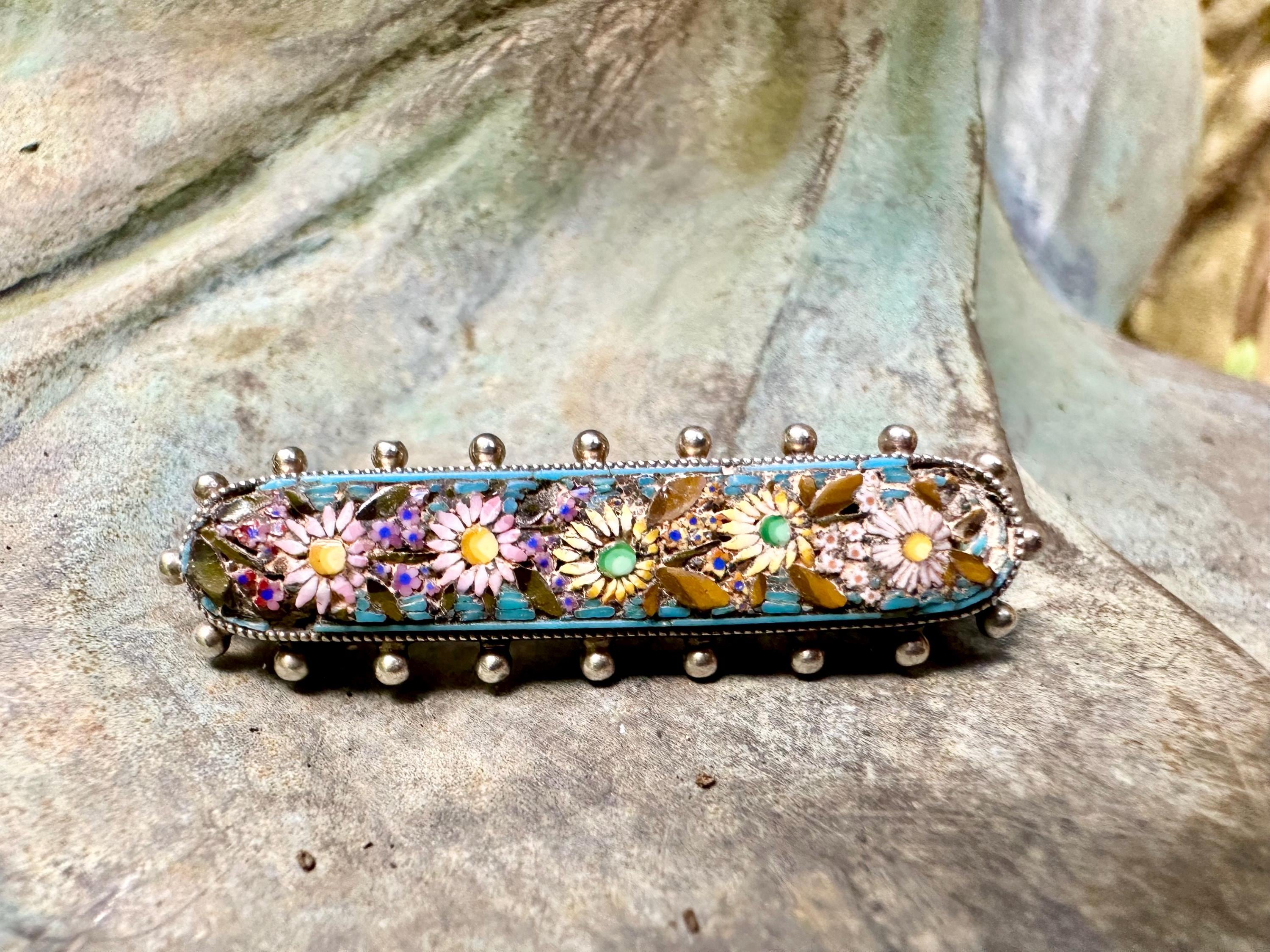 Antique micromosaic jewelry - Etsy 日本