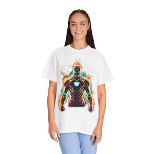 Ironman Graphic Tee: Avengers Superhero Comic Book Fan Gift image 5