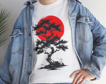 Zen Tree Graphic Tee: Minimalist Nature Apparel