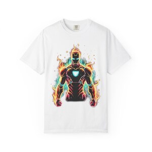 Ironman Graphic Tee: Avengers Superhero Comic Book Fan Gift image 2