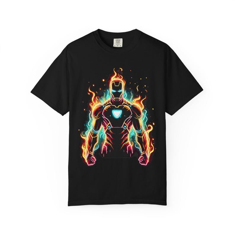 Ironman Graphic Tee: Avengers Superhero Comic Book Fan Gift image 1