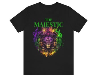 Unisex Jersey Short Sleeve Tee - The Majestic - Lion