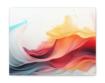 Canvas Gallery Wraps, calligraphic, junction, luxury, epoxy resin, spectral, glass, canvas,